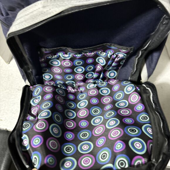 Joe Boxer Rolling Backpack 20” X 14” Or 32” With Handle Out, All Zippers Work - Picture 9 of 12